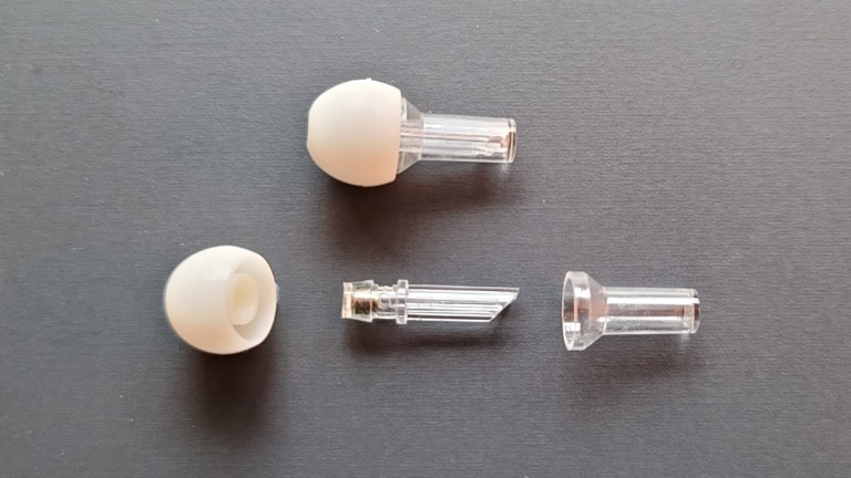 Exploded view of a Vibes earplug