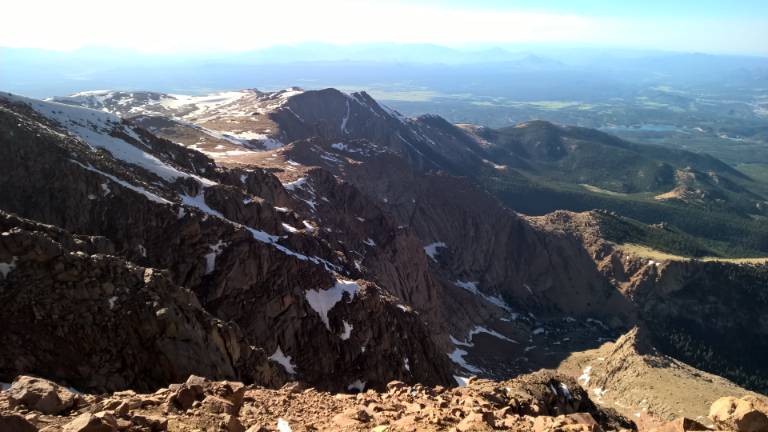 Mountains below Pikes Peak