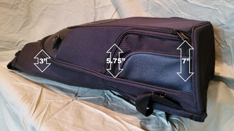 Axe backpack dimensions