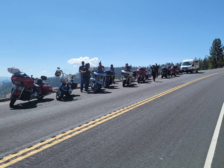 motorcycle club at yosemite