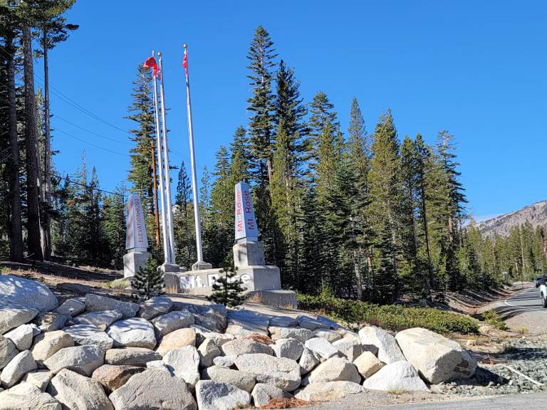 Entrance to Mount Rose Ski Tahoe