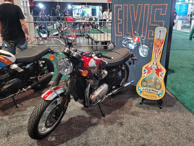 Triumph Elvis commemorative motorcycle