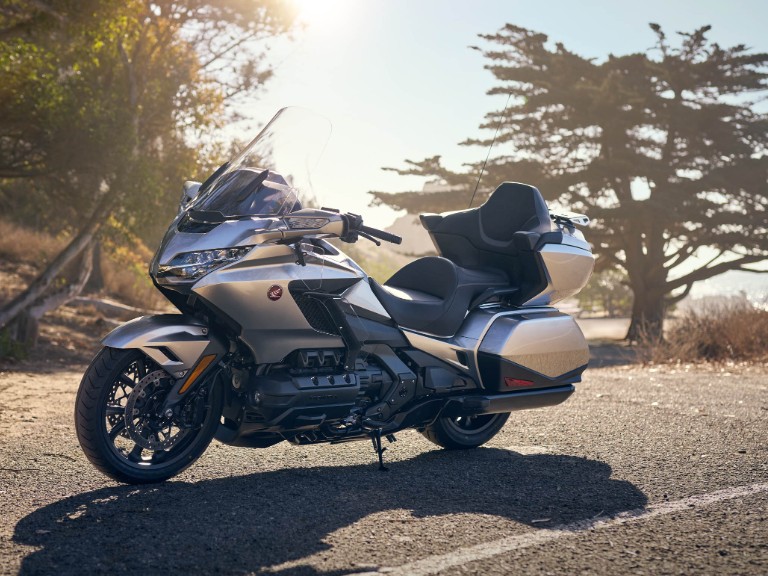 2025 Honda Gold Wing in light silver metallic