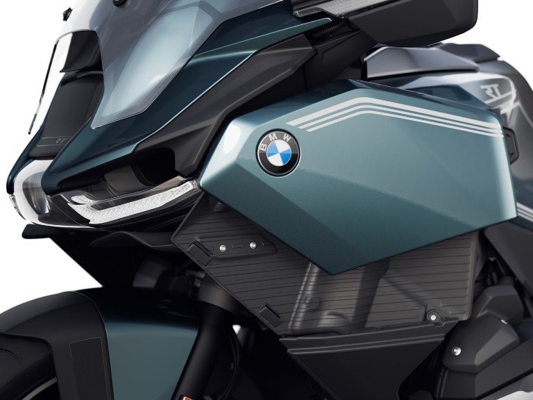 Forward radar unit on the 2026 BMW R 1300 RT
