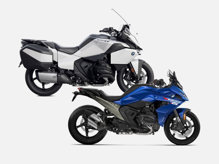 Side-by-side 2026 R 1300 RT and RS