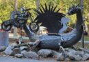 Dragon sculpture at Deals Gap NC