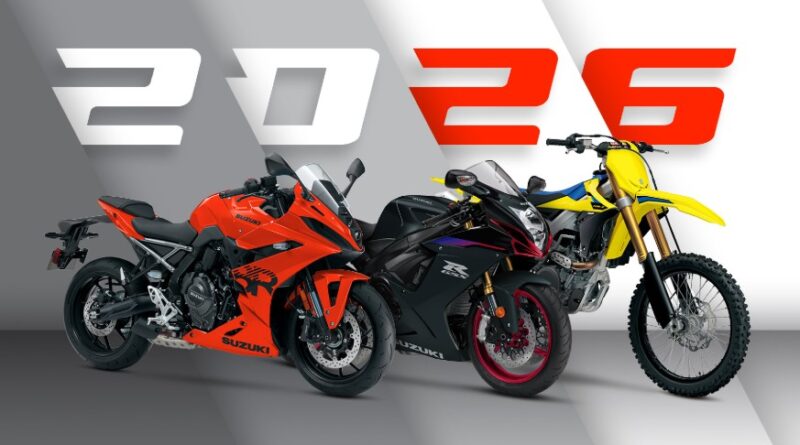 Suzuki 2026 middleweight bikes