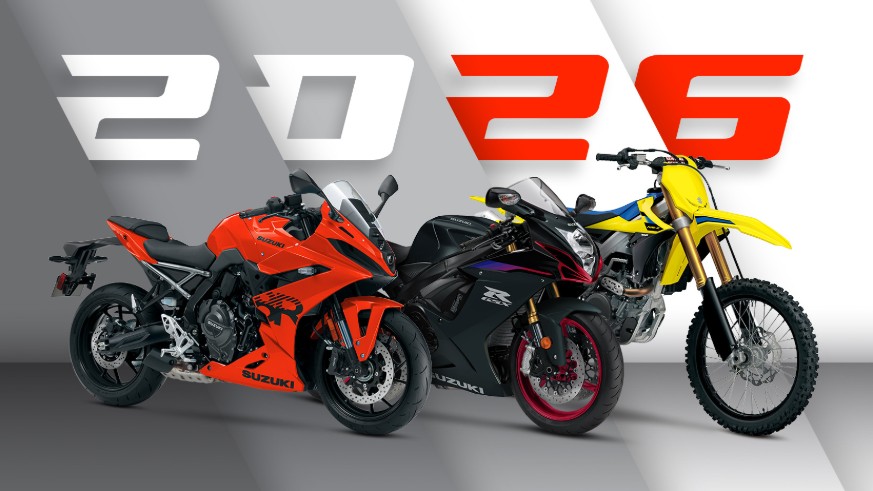Suzuki 2026 middleweight bikes