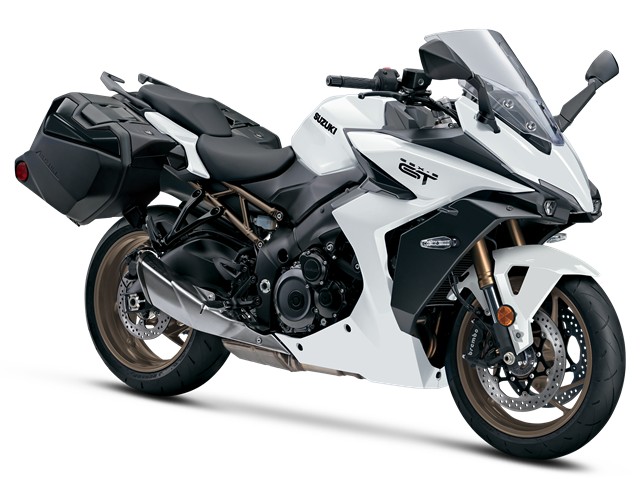 2026 Suzuki GSX-S1000GT+ in Pearl Brilliant White