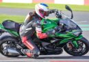 Ninja 1100SX SE on track