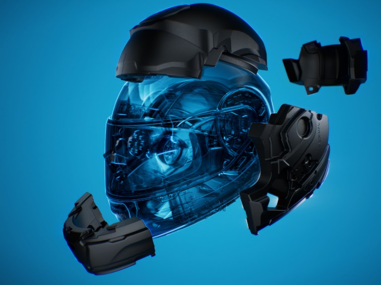 BEYOND helmet multi-density EPS areas