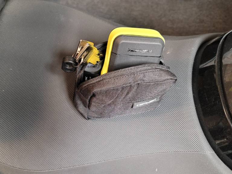 Hiplok MD1000 packed in carrycase