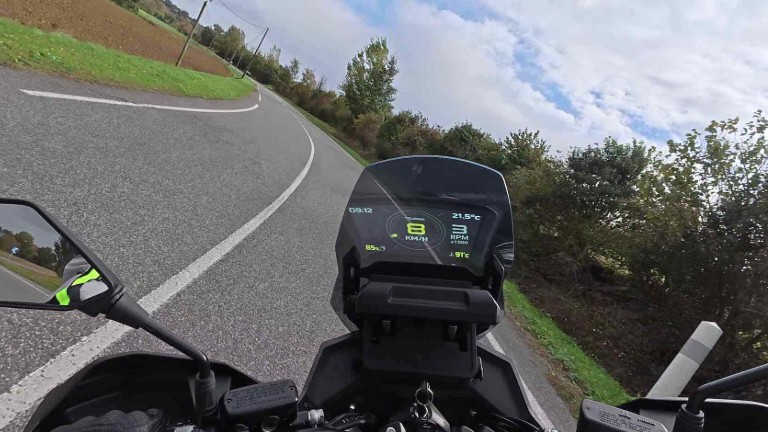 Morbidelli T1002VX with heads-up display