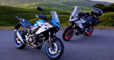 Two 2026 Suzuki SV-7GX motorcycles