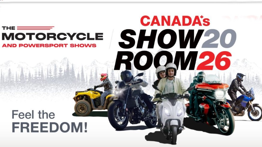 Moto Canada 2026 show banner