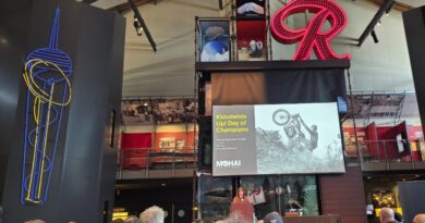 Kickstands Up! award ceremony stage