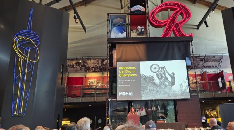 Kickstands Up! award ceremony stage