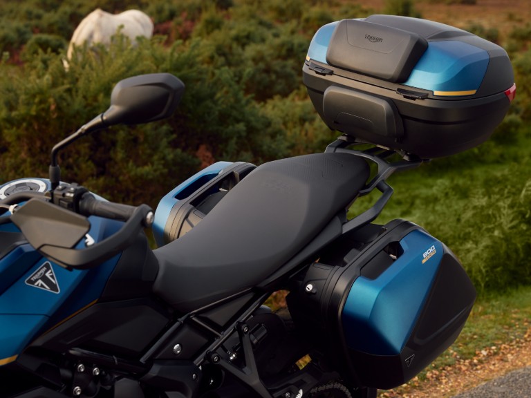 Triumph Tiger Sport 800 Tour luggage system including top box