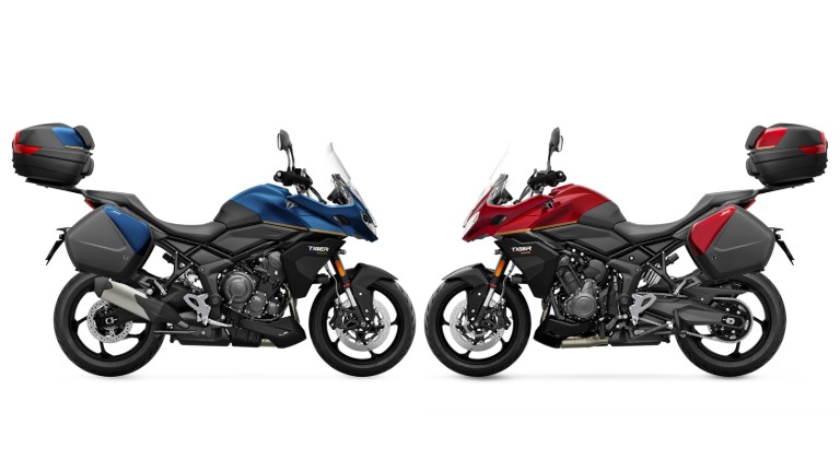 Triumph Tiger Sport 800 Tour in Matte Cobalt and Carnival Red