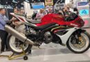 2027 Suzuki GSX-R1000R shown at AIMexpo unveiling.