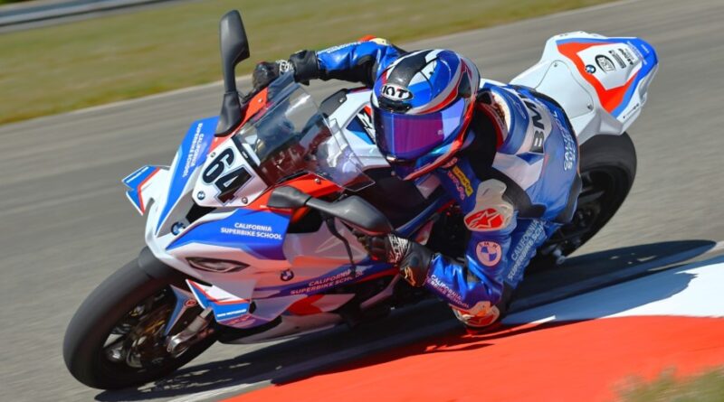 Dylan Code on a sportbike showing advanced cornering technique