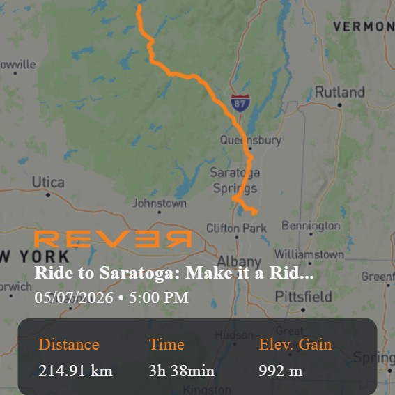 Rever route map