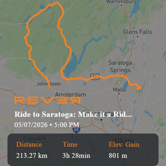 Rever route map