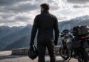 Rider in full gear on an overlook