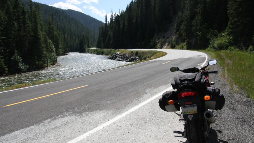 US-12 over Lolo Pass Montana