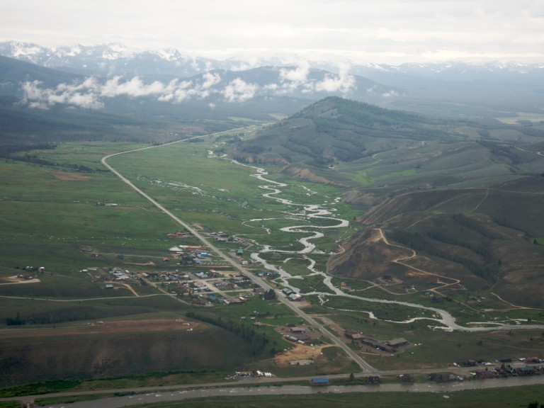 Stanley Montana from the air