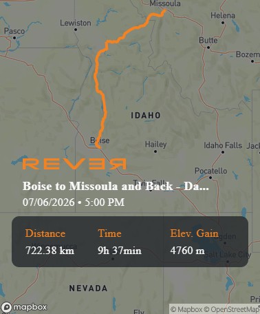 Route Map for Day 2