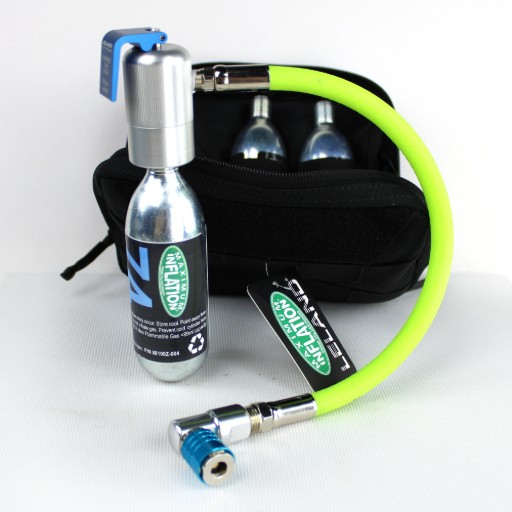 Inside the Maximus tire fill kit carry case