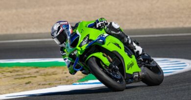 Ninja ZX-10R on track