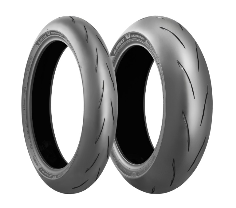Bridgestone BATTLAX RS12 front and rear tires