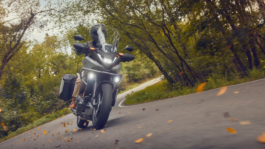 The 2027 Honda NC750X DCT on the road