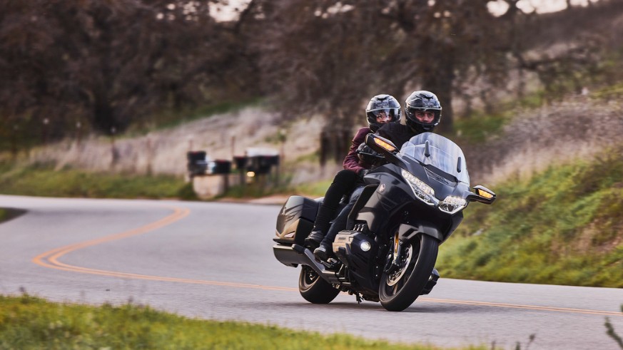 2027 Honda Gold Wing on the road